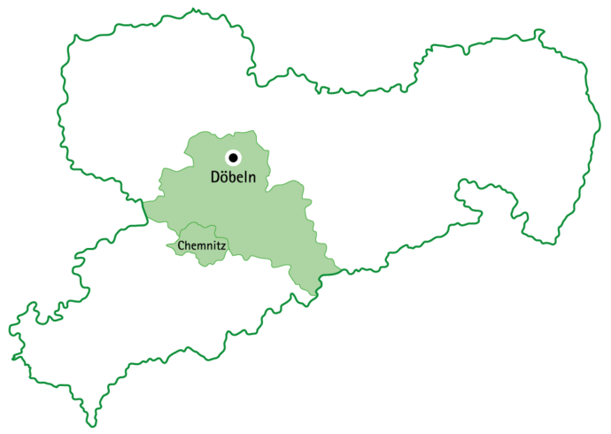 Zuständigkeitsbereich Landkreis Mittelsachsen, Kreisfreie Stadt Chemnitz