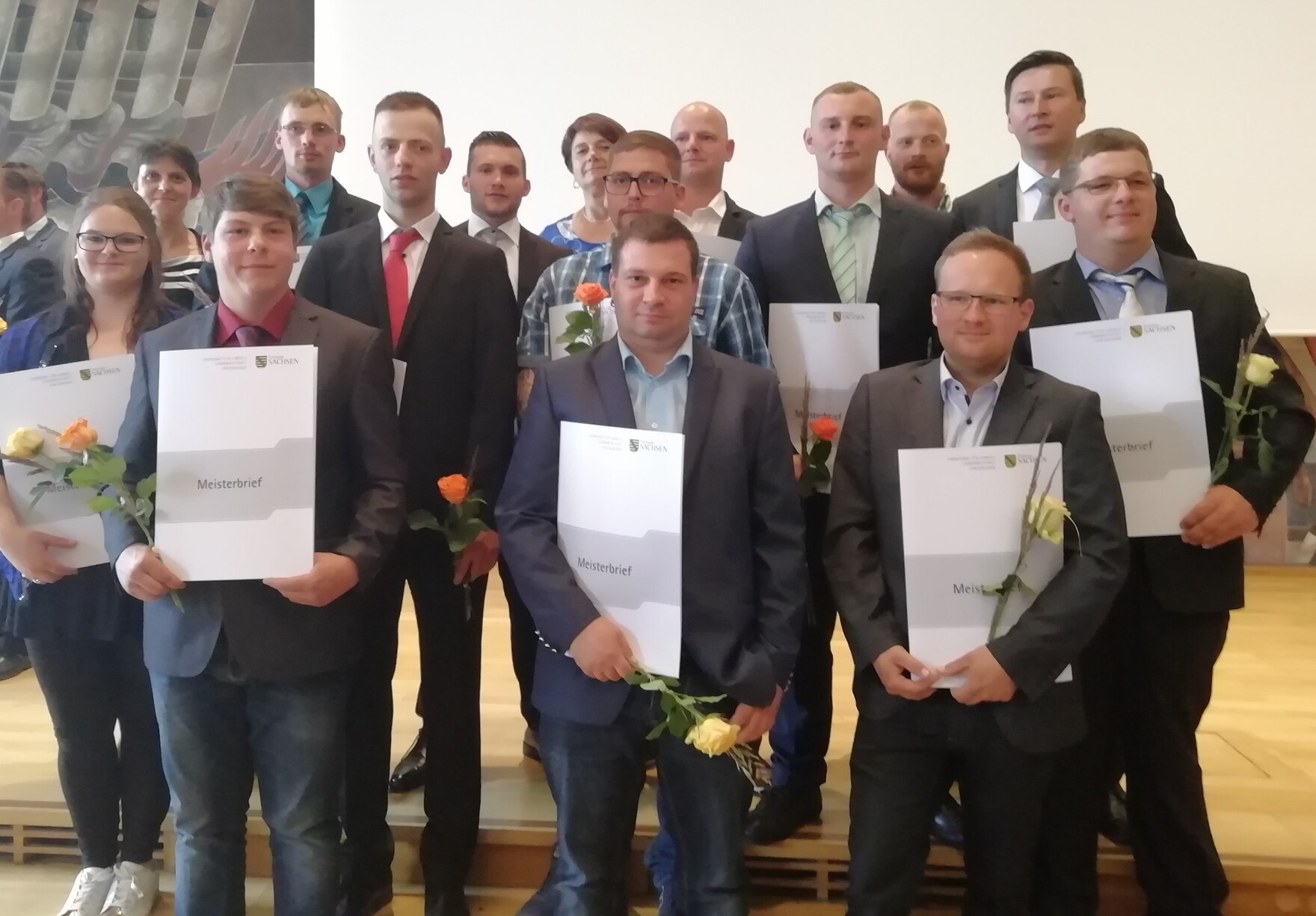 Gruppenbild der Abschlussklasse