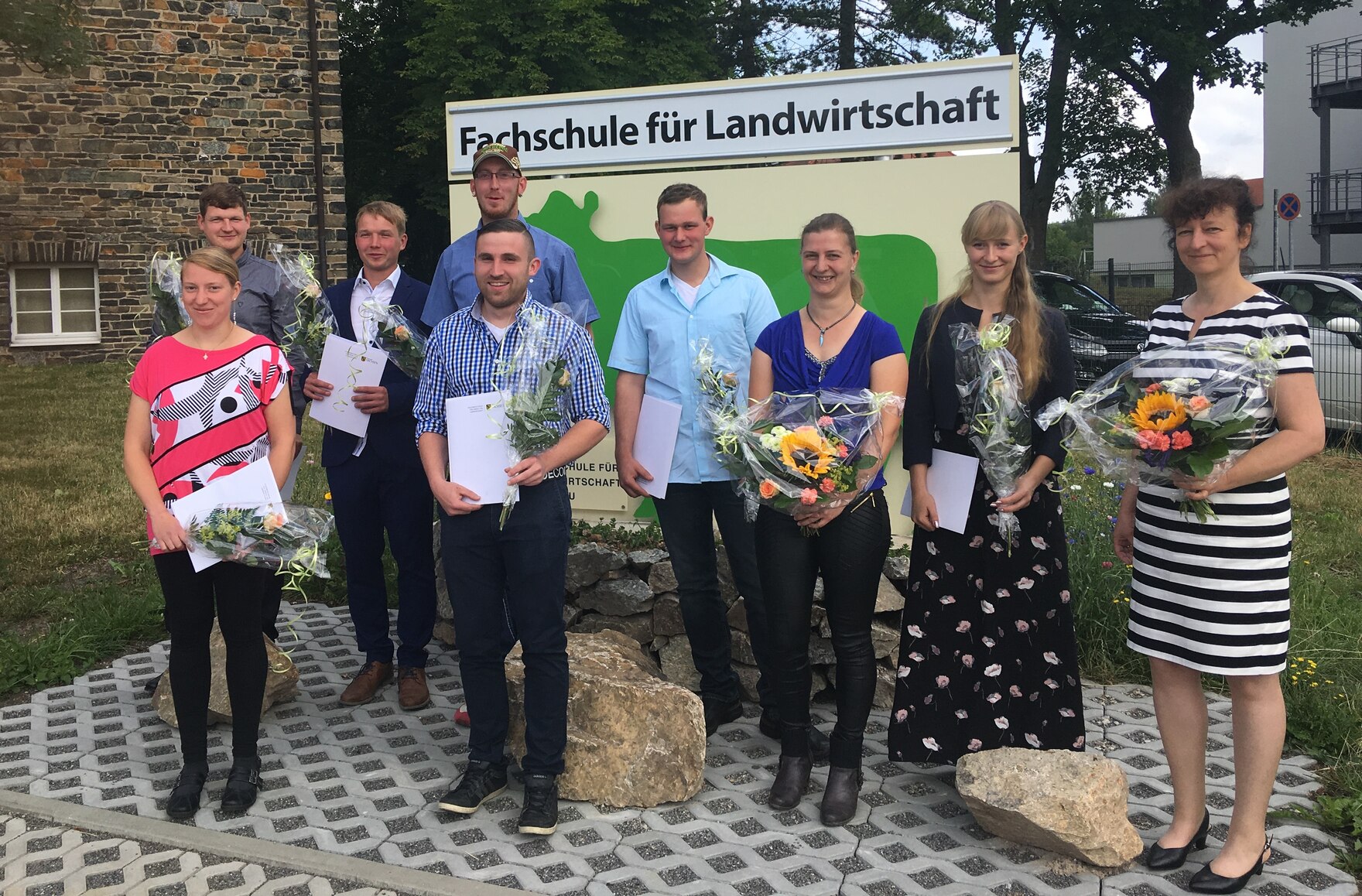 Gruppenbild der Abschlussklasse
