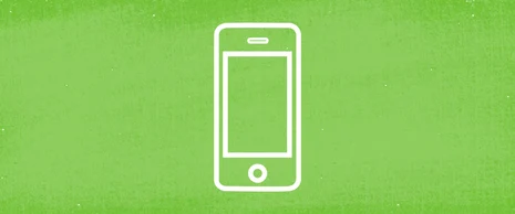 Strichzeichnung: Smartphone