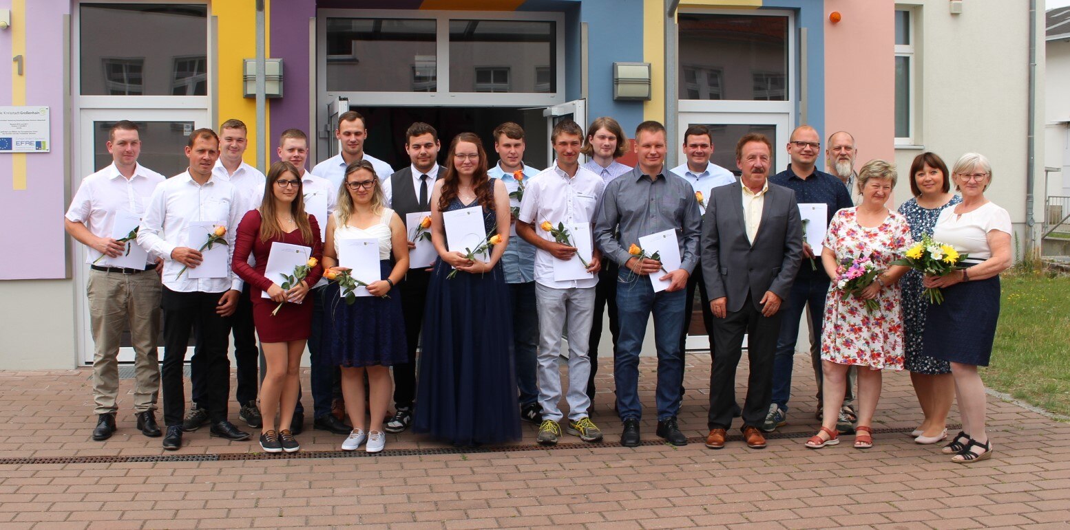Gruppenbild der Abschlussklasse