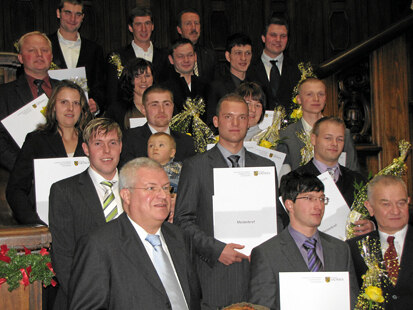 Gruppenbild der Abschlussklasse
