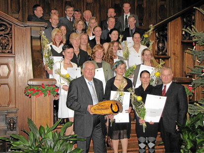 Gruppenbild der Abschlussklasse