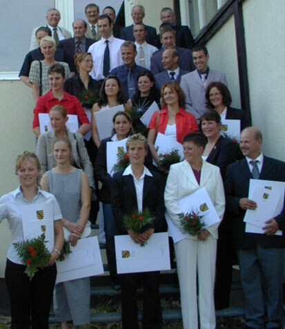 Gruppenbild der Abschlussklasse
