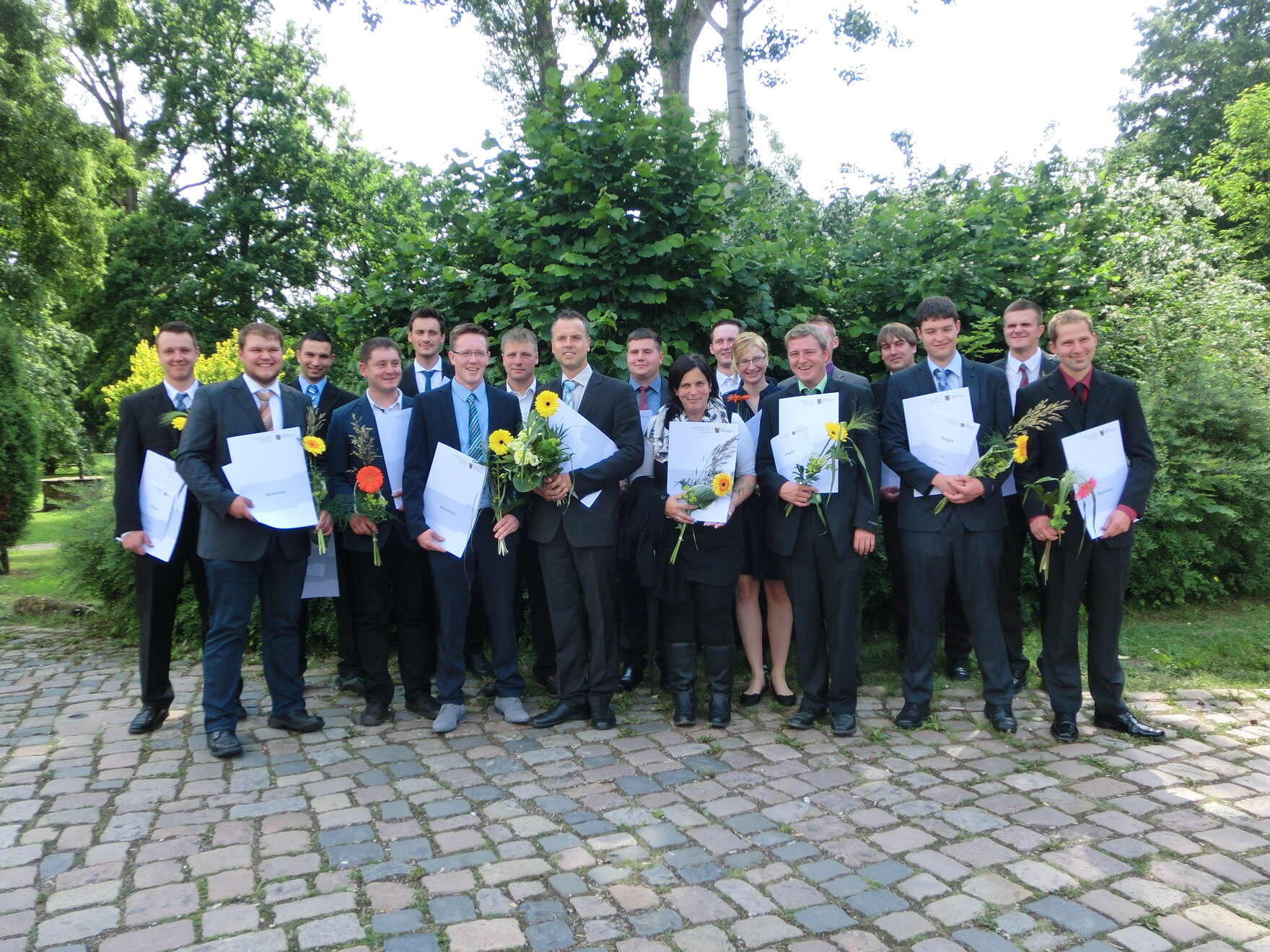 Gruppenbild der Abschlussklasse
