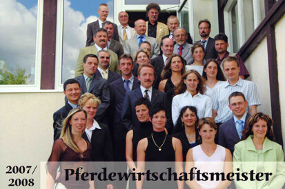 Abschlussklasse Pferdemeister 2008