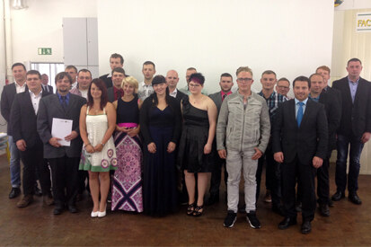 Gruppenbild der Abschlussklasse