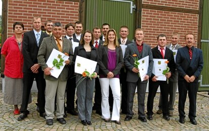 Gruppenbild der Abschlussklasse