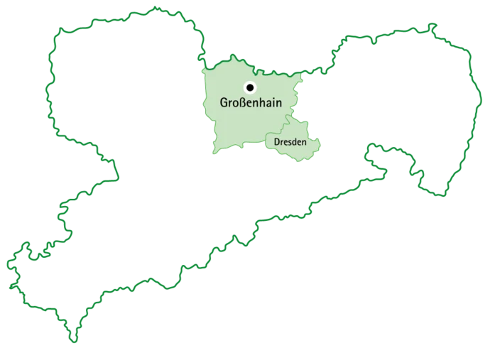 Landkreis Meißen und kreisfreie Stadt Dresden